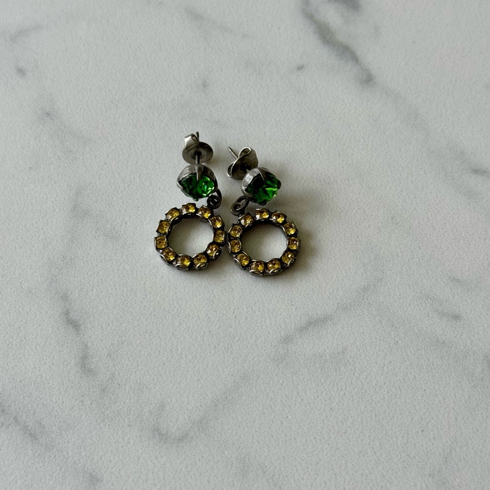 Sabika Indian Summer Round Dangle Earrings